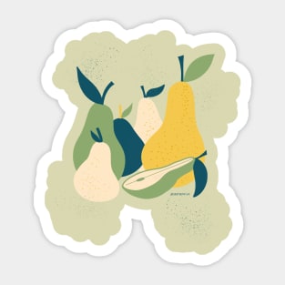 Pears, still-life Sticker